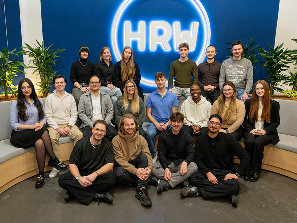 HRWIncubate Batch #6 beim gemeinsamen Shooting am Onboarding-Tag, 14. Januar 2026